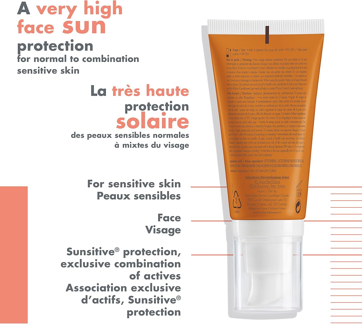 Avene Sunscreen Fluid SPF 50+ - High Protection, 50ml - Image 5