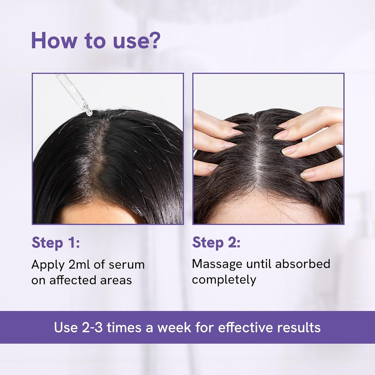 Be Bodywise Hair Growth Serum - 21% Actives, 3% Redensyl, 50ml - Image 4