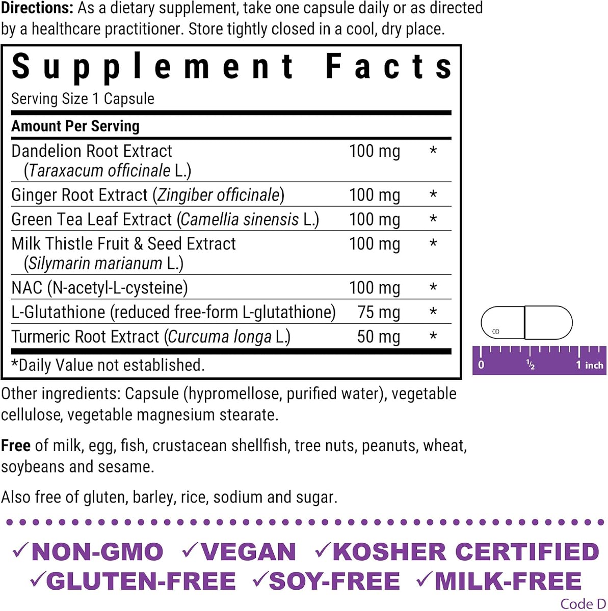 BlueBonnet Targeted Choice Liver Detox - Vegetable Capsules, 30 Count - Image 3