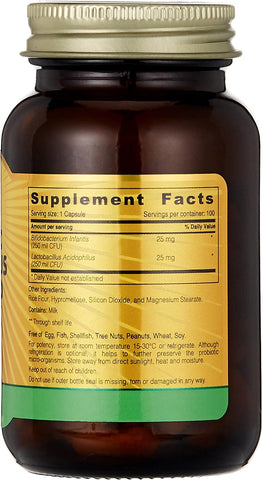 Sunshine Nutrition Probiotic Acidophilus Advanced 100 Cap