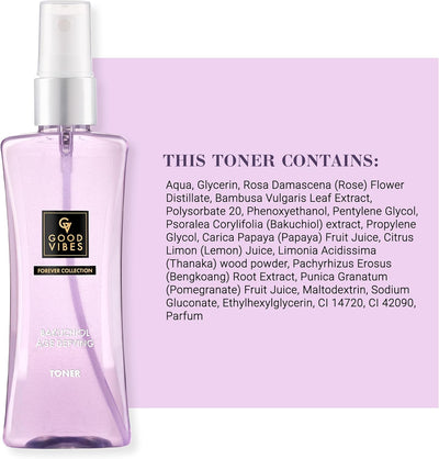 Good Vibes Bakuchiol Age Defying Face Toner, 100ml - Image 6