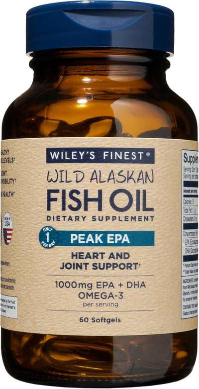 Wiley's Peak EPA Softgel - Vitamins & Minerals - 60 Capsules