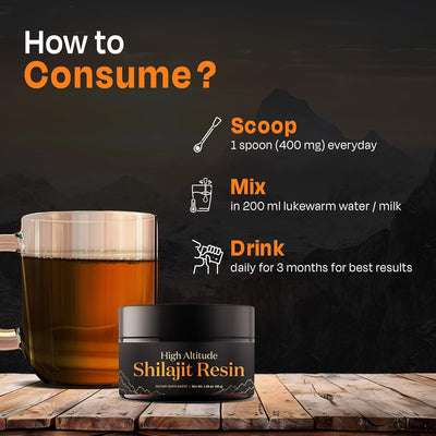 Auric High Altitude Shilajit Resin - Ayurvedic Supplement - 30g - Image 4
