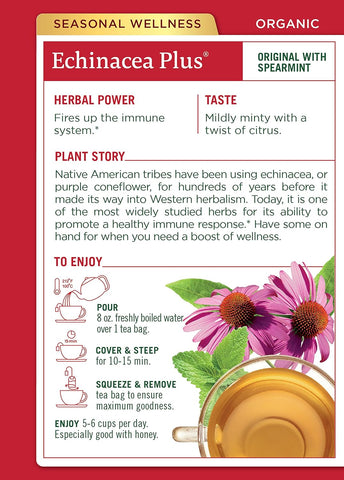 Traditional Medicinal Echinacea Plus, 16 Teabags