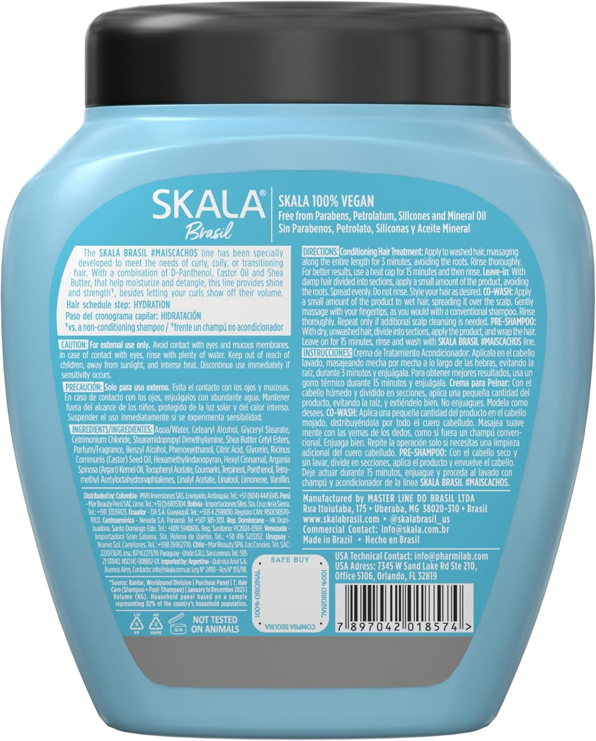 Skala Expert Perfect Curls Hair Treatment Conditioning Cream - 1000g - Image 2
