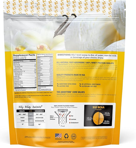 About Time 100% WPI Vanilla Powd 928G