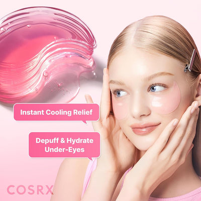The Peptide Collagen Hydrogel Eye Patches - 60 Patches, Korean Skincare - Image 3