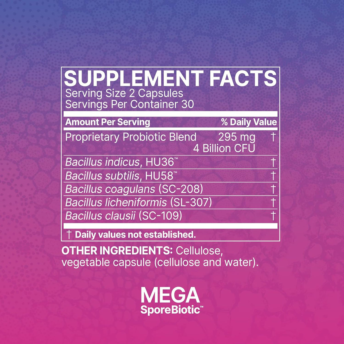 Microbiome MegaSporeBiotic Spore Probiotic, Gut Health Capsules - 60 Count - Image 5