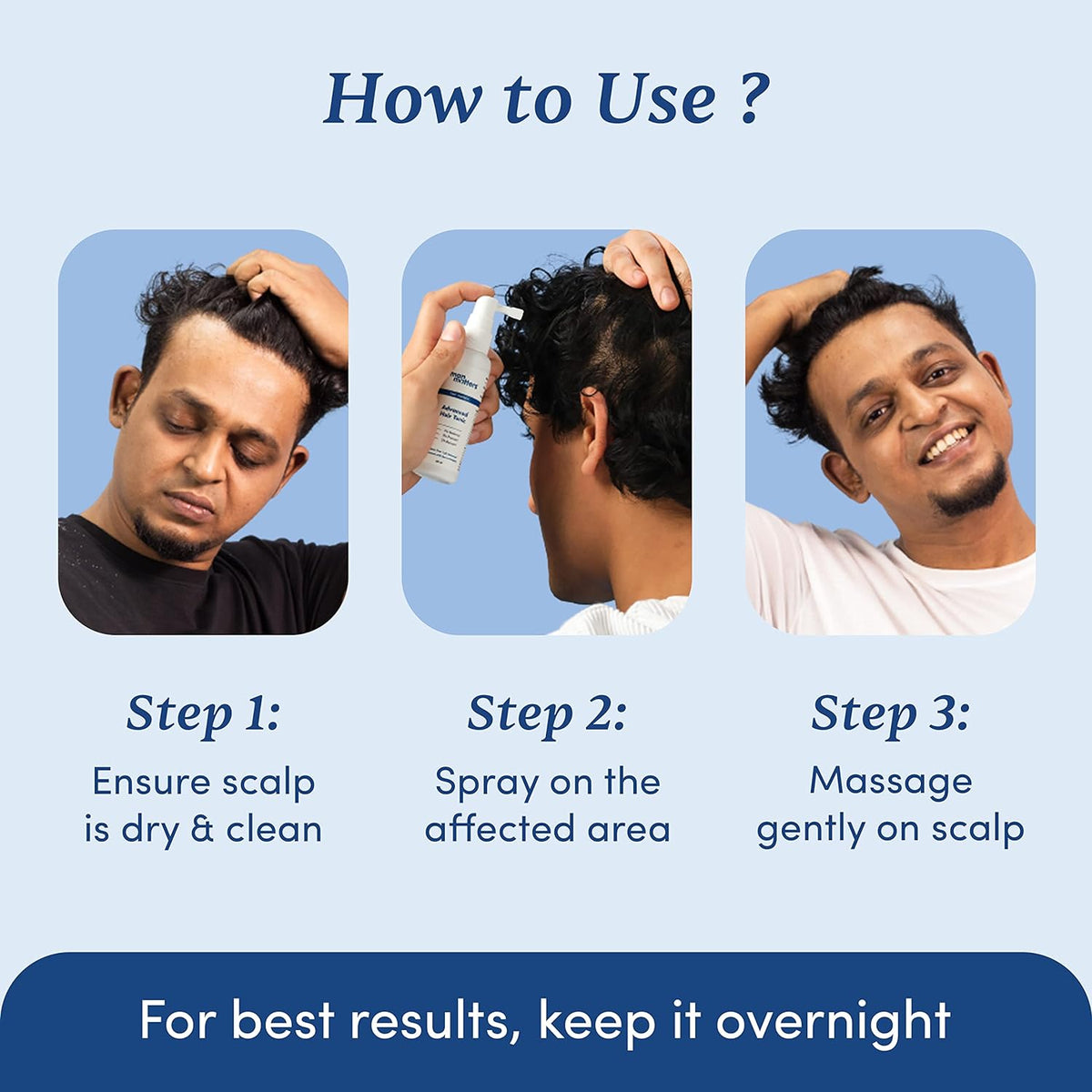 Man Matters Advanced Hair Tonic for Men - Hairfall Solution, 60ml - Image 4