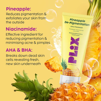 Plix Pineapple De-Pigmentation Juicy Cleanser - 100ml Face Cleanser - Image 4