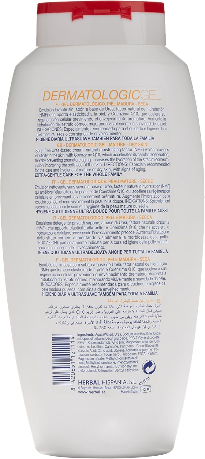PharmaLine Anti-Age Dermatologic Shower Gel, 750ml - Image 2