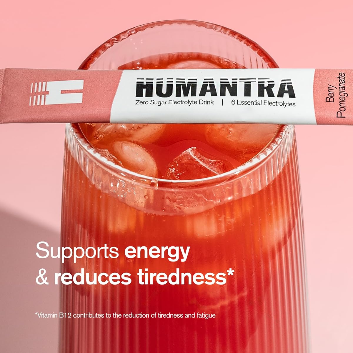 Humantra Electrolyte Powder - Berry Pomegranate, 72g, 20 Sachets - Image 2