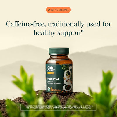 Gaia Herbs Maca Root Capsules - Natural Energy Support - 60 Vegan Caps - Image 3