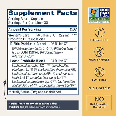 RenewLife Ultimate Flora Vaginal Formula 50 Billion CFU - 30 Capsules - Image 2