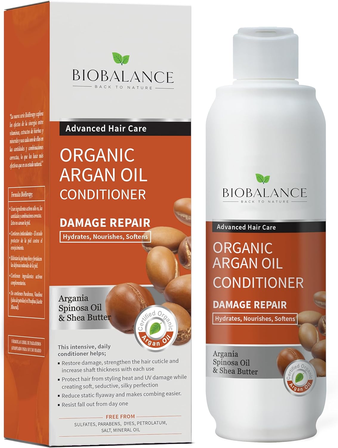 BioBalance Organic Argan Oil Conditioner, 330ml - Image 2