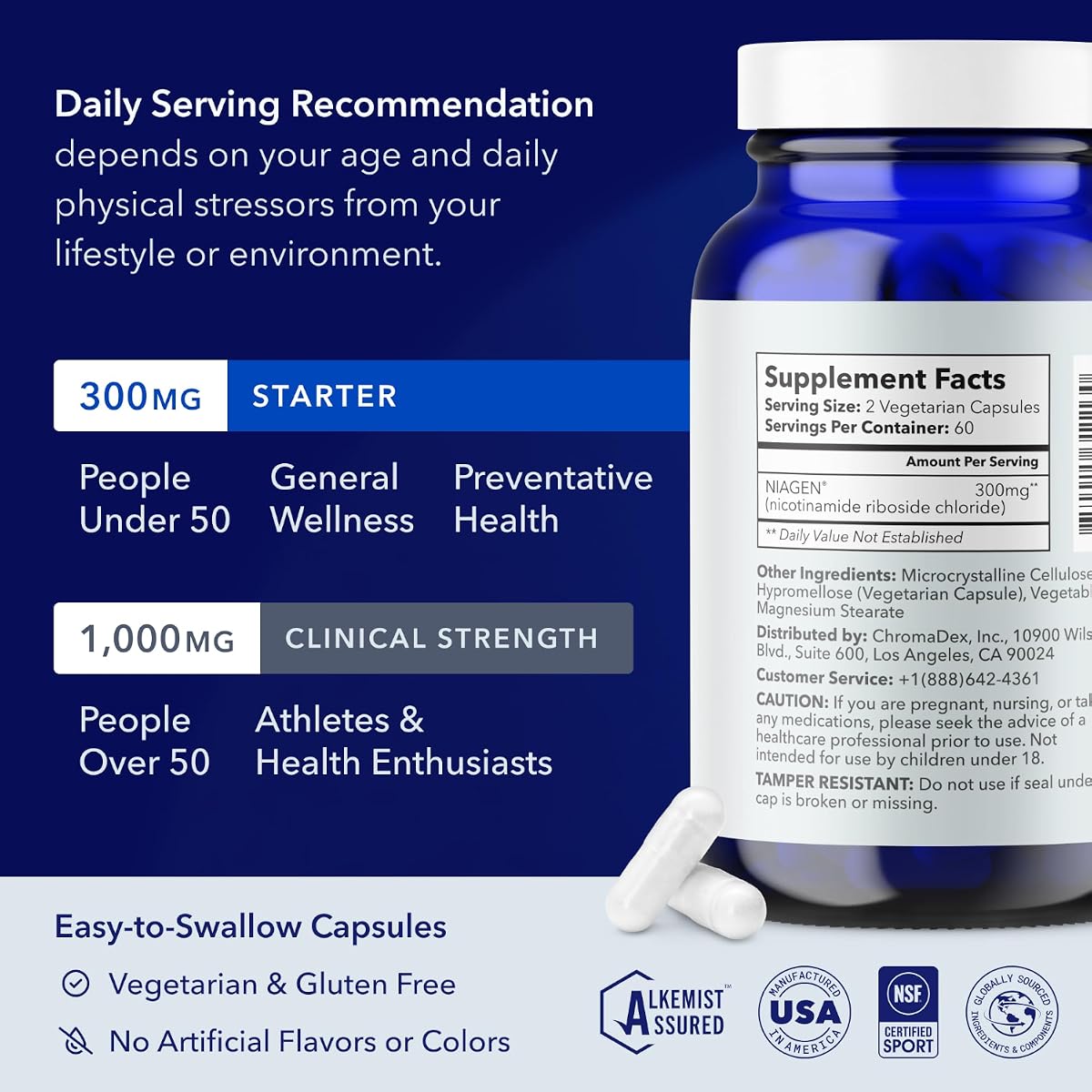 TRU NIAGEN Nicotinamide Riboside Advanced NAD+ Booster - 120 Capsules / 150 mg - Image 7