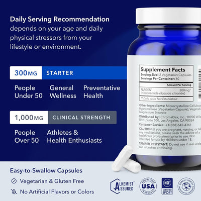 TRU NIAGEN Nicotinamide Riboside Advanced NAD+ Booster - 120 Capsules / 150 mg - Image 7
