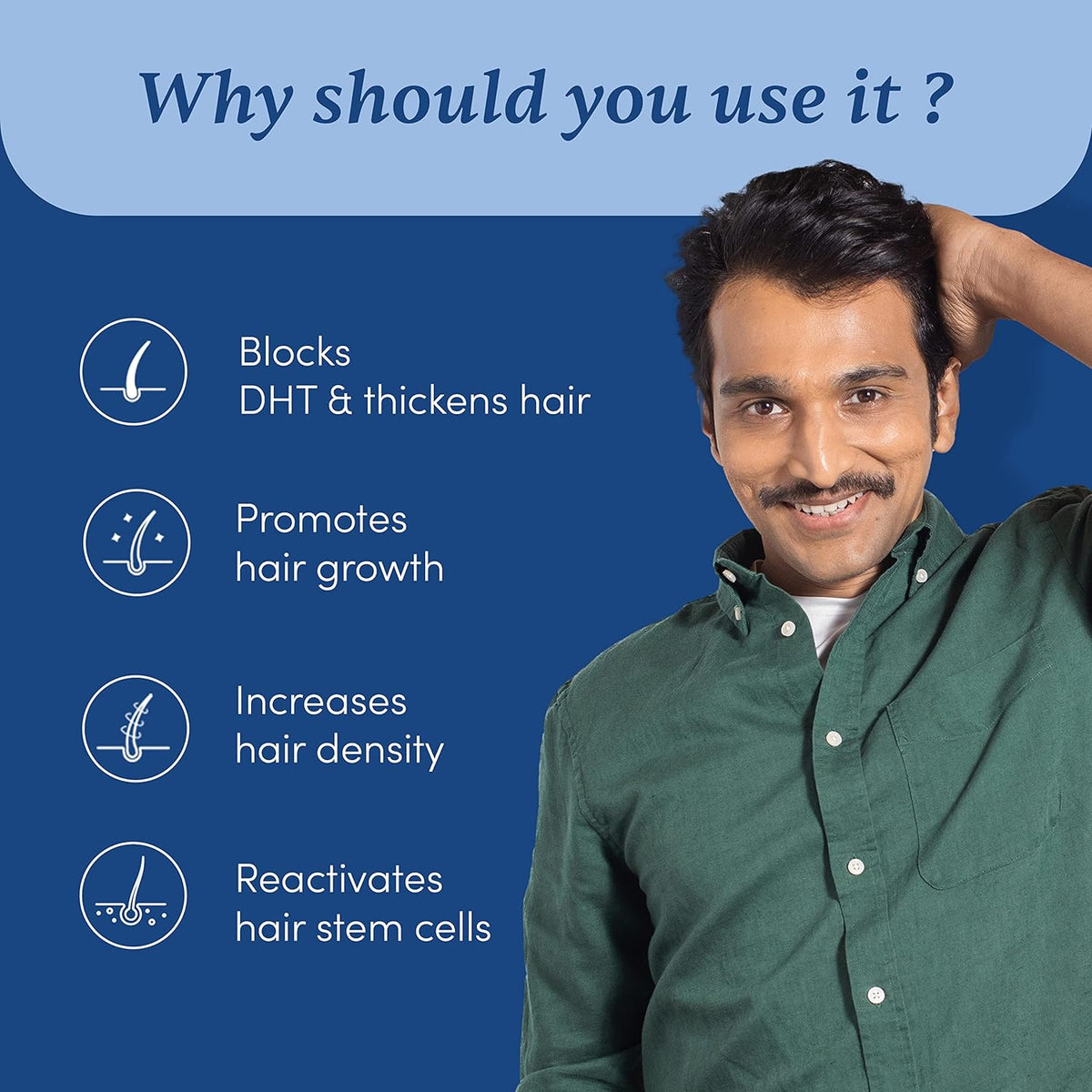 Man Matters Advanced Hair Serum - 30ml Hair Treatment - Image 3