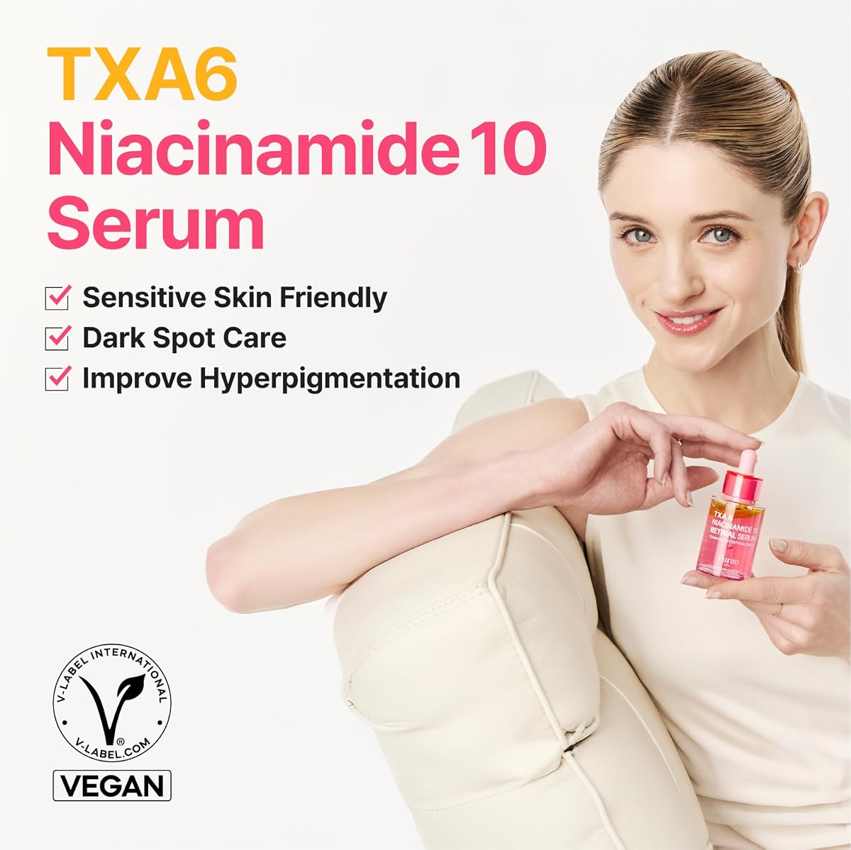 Purito Txa 6% + Niacinamide 10% Retinal Facial Serum - 30ml - Image 2