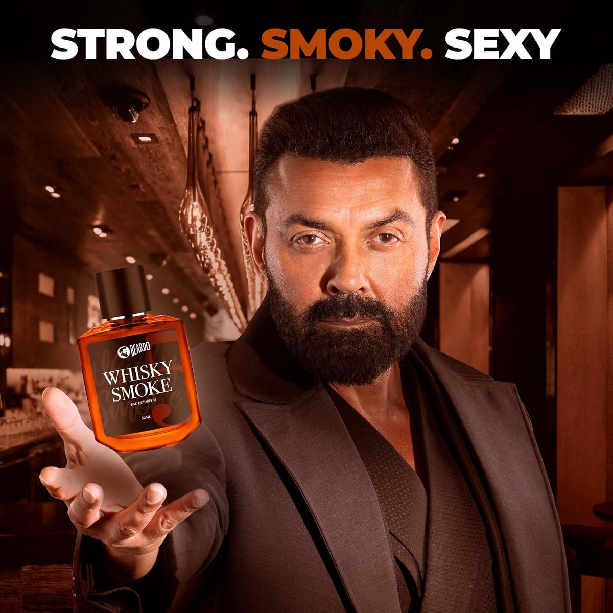 Beardo Whisky Smoke Eau De Parfum - Spicy, Woody-Oudh Scent, 50ml - Image 2