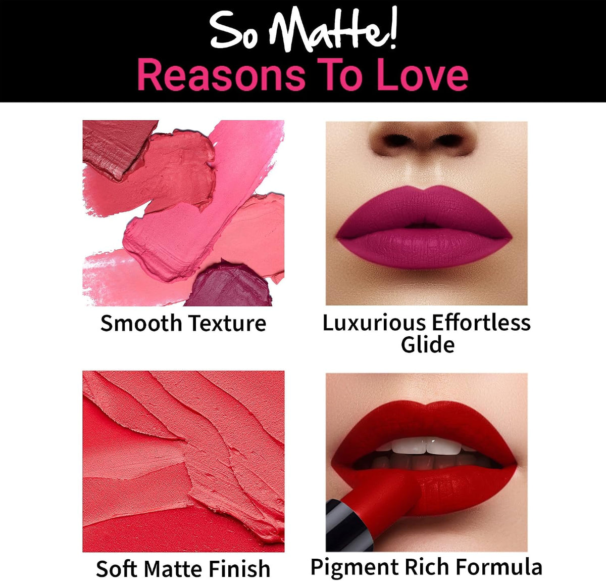 Nykaa So Matte ! Lipstick - Spices Cabernet - 16M - Image 4