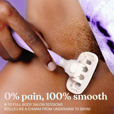Bombay Shaving Bombae Rollplay Glow Body & Bikini Razor - Aloe Vera, Jojoba Oil, Vitamin E Infused - 1 Razor with 1 Refill - Image 3