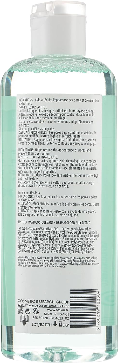Soskin P+ Gentle Purifying Lotion - Face Cleanser, 250ml - Image 2