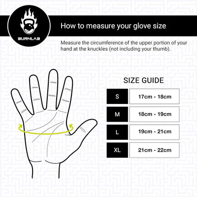 Burnlab Flex Gym Gloves - Weightlifting & Cycling - Soft Padding - Small - Image 6