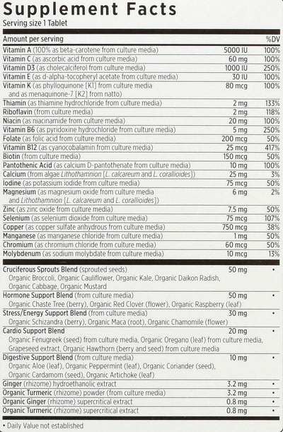 New Chapter Every Woman's One Daily Multivitamins, 72 Vegetarian Tablets - Image 4