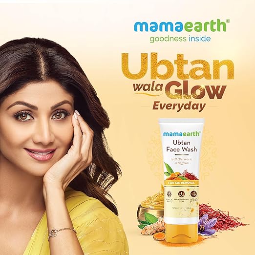 Mamaearth Ubtan Cleansing Milk, Turmeric & Saffron, 100ml - Image 2