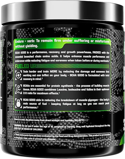 Nutrex BCAA 6000 Green Apple - Sports Nutrition Powder, 231g, 30 Servings - Image 5