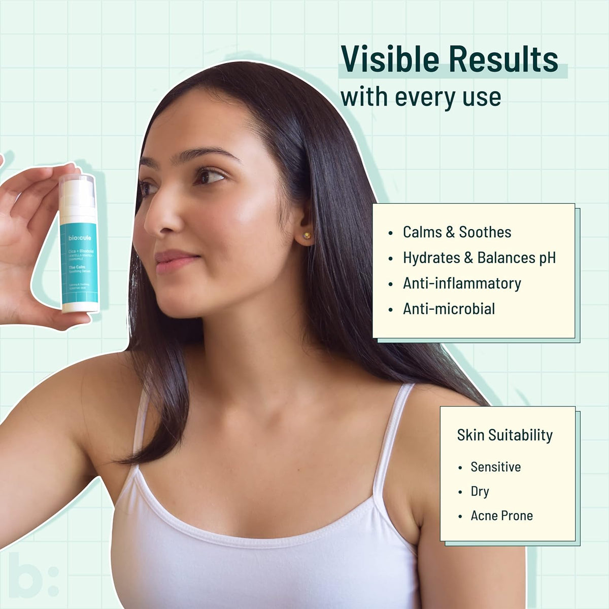 Biocule The Calm Soothing Serum - Cica + Bisabolol, 30ml - Image 8