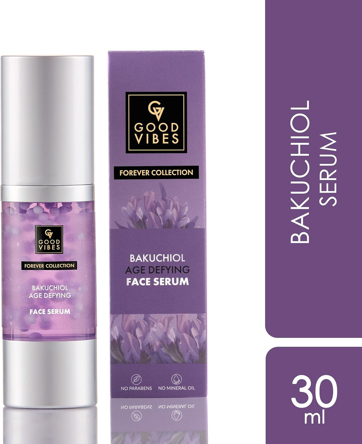 Good Vibes Bakuchiol Age Defying Face Serum, 30ml - Image 8