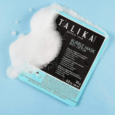 Talika Bubble Mask Bio Detox - Oxygenating Anti-Pollution Sheet Mask with Bamboo Charcoal - Image 3