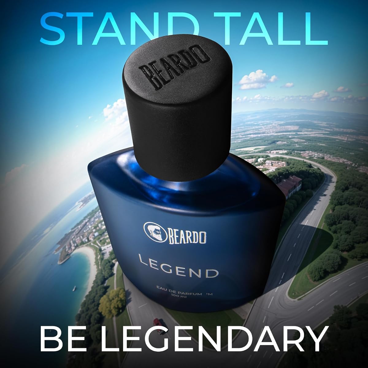Beardo Legend Perfume EDP - Evergreen, Fresh & Musky Fragrance - 100ml - Image 3