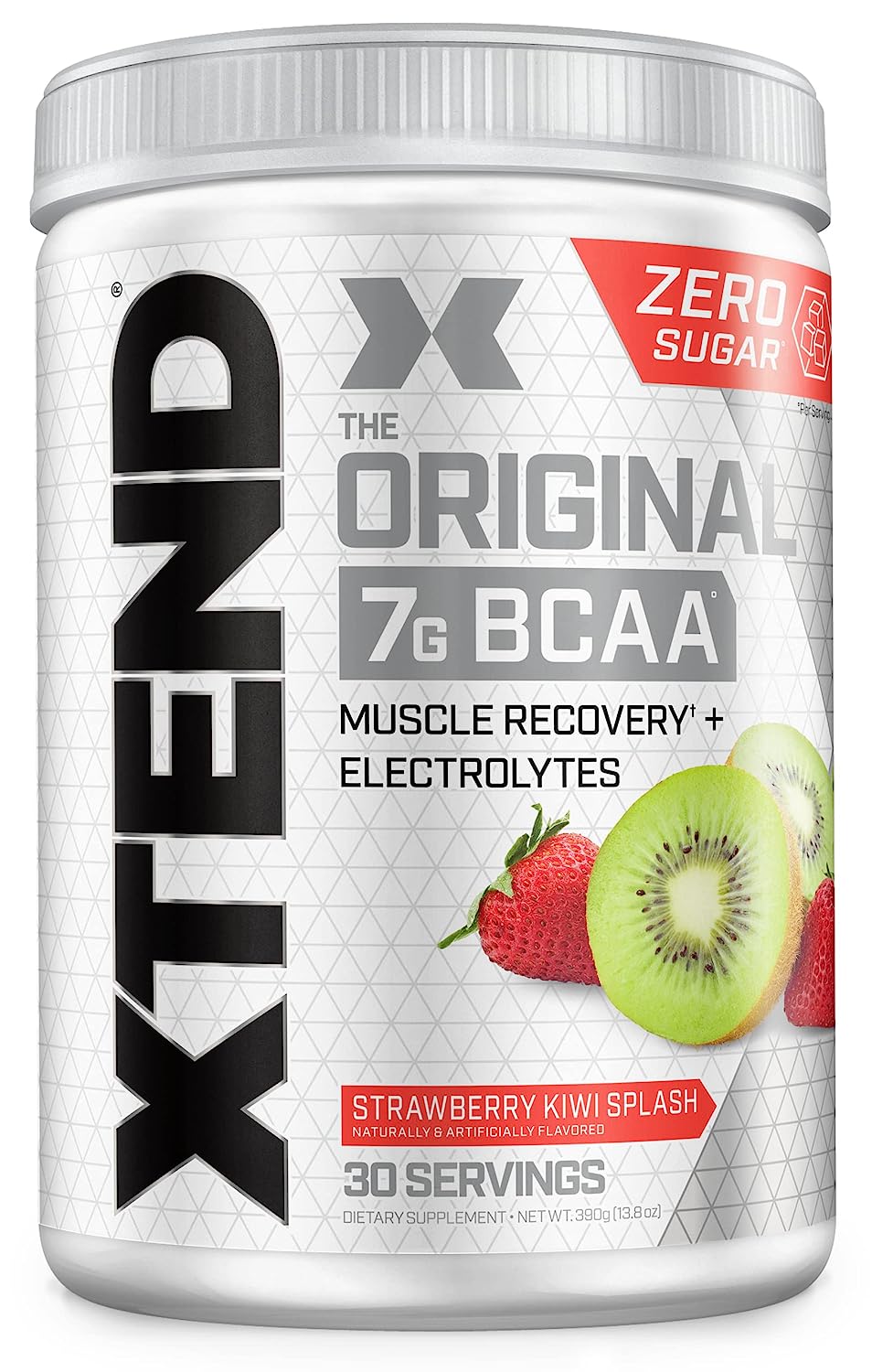 XTEND Strawberry Kiwi BCAA - Sports Nutrition Powder - 30 Servings