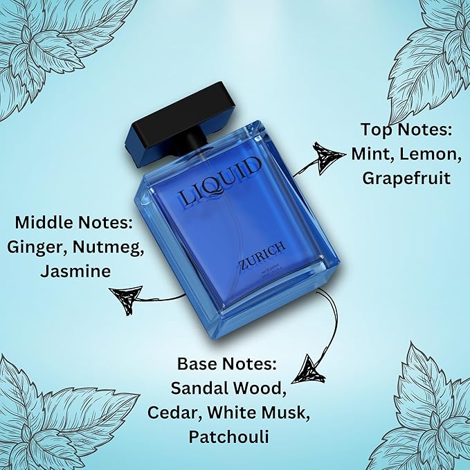 Zurich Liquid Eau De Parfum 90ml - Sophisticated Fragrance - Image 4