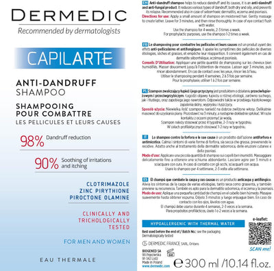 Dermedic Capilarte Anti-Dandruff Shampoo - 300ml - Image 5