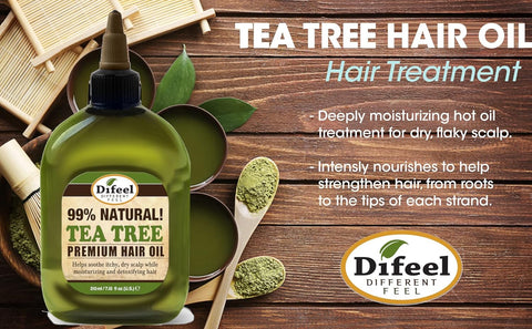 Difeel Premium Natural Hair Oil Tea Tree 75ml