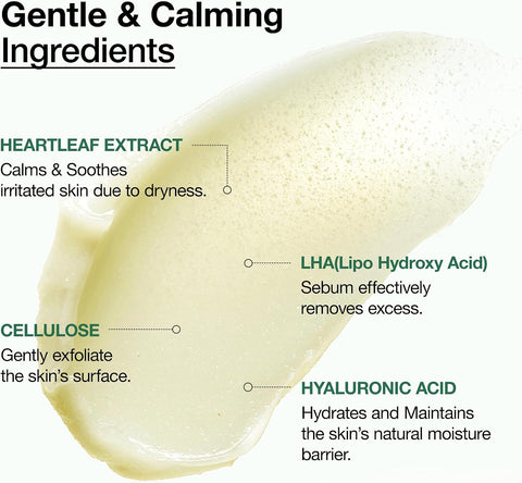 ANUA Heartleaf LHA Moisture Peeling Gel, Gentle Exfoliation, Hydrating Facial Peel, Pore Care, Dead Skin Removal, Natural Cellulose for Soothing, Vegan, Korean Skin Care (120ml/4.05 fl.oz.) - Image 4