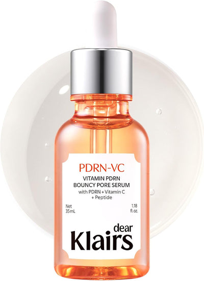 PDRN Vitamin C Pore Resilient Beauty Serum, 35 ml (1.2 fl oz) - Pore Refining Serum with Bacterial Peptides, Niacinamide & Anti-Pigmentation, for Radiant Complexion