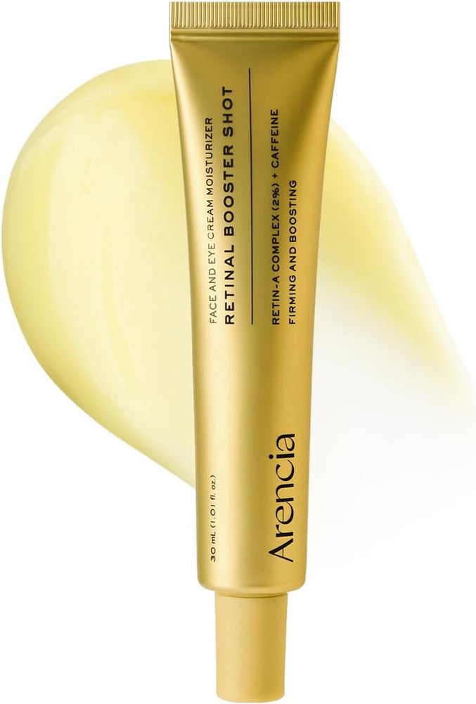 Arencia Retinal Booster Shot Serum, Firming Advanced Night Serum with Caffeine and Ectoin for Mature Skin, Pore Minimizing, WFine Lines & Wrinkles, Korean Skincare 30ml/1.01 fl.oz