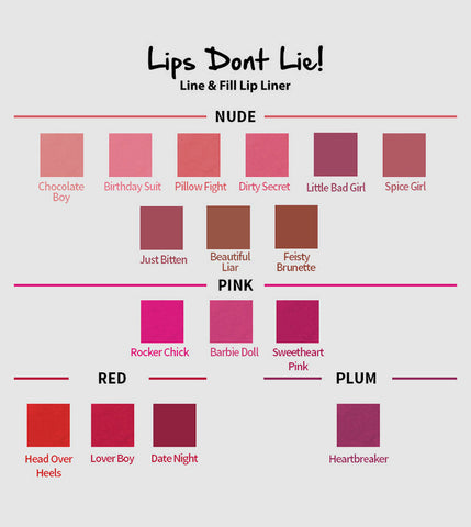 Nykaa Lips Dont Lie Lip Liner-Head Over Heels-09