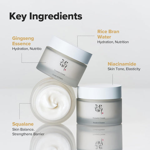 Beauty of Joseon Dynasty Cream Hydrating Face Moisturizer for Dry, Sensitive Skin, Korean Skincare for Men and Women 100ml, 3.38 fl.oz - Image 6