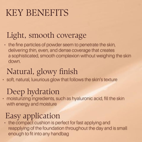 d'Alba Glow Fit Serum Cover Cushion Foundation Infused with 61% Hydrating Essence for Glow Finish and Smooth Coverage of Pores & Texture, Lightweight, melt-free all-day wear 15g (23 medium color) - Image 7