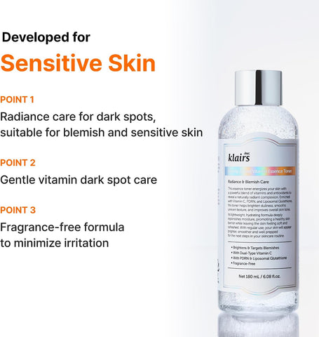 DearKlairs Vitamin C Toner Korean Brightening Toner for Glow, 6.08 Fl Oz - Image 8