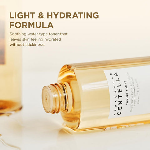 SKIN1004 Centella Toning Toner 210ml - Mild Exfoliating Toner with Centella & Niacinamide, Korean Skincare for Daily Skin Prep & Radiance - Image 6