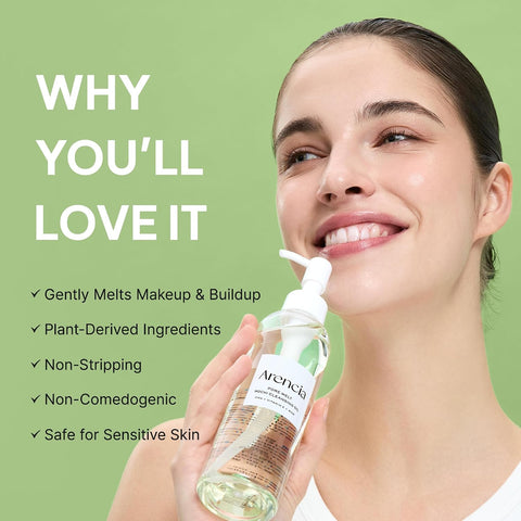 ARENCIA Pore Melt Mochi Makeup-Removing Cleansing Oil - Image 3