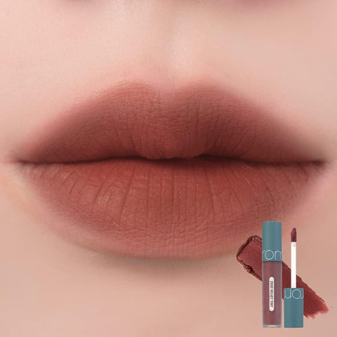 rom&nd Zero Velvet Tint 23 VINTAGE TAUPE, Velvety Matte Finish, Liquid Lip Tint, Creamy, Non-Drying, Smudge-Proof, Richly Pigmented, Smooth Texture - Image 2