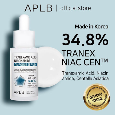 APLB Tranexamic Acid Niacinamide Ampoule Serum | TRANEX NIAC CEN™ 34.8% 1.35 FL.OZ/Korean Skincare, Blemish care, Dark spot, Helps with skin discoloration - Image 2